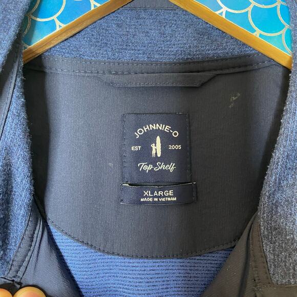 JOHNNIE-O Savard Full Zip Puffer Vest in Twilight Blue Size XL - Picture 6 of 11